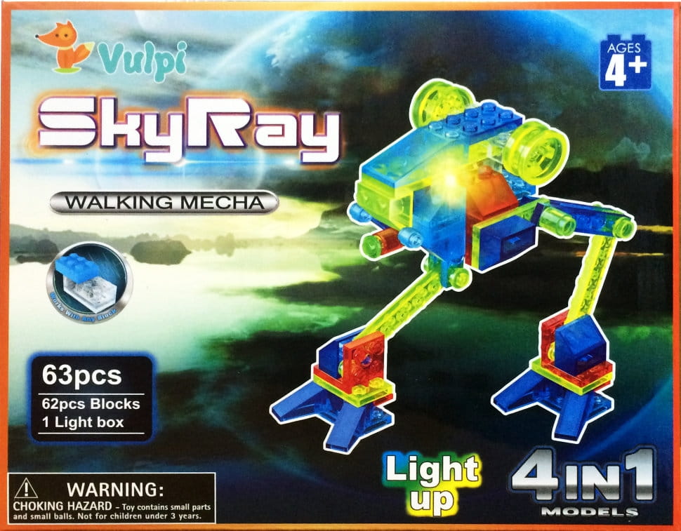 Светодиодный конструктор 4 в 1 SKY RAY Марсоход