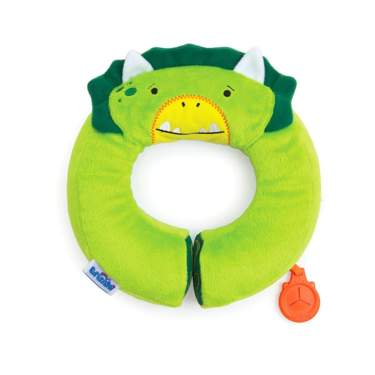 Фото Подголовник Trunki Yondi Dino - зеленый