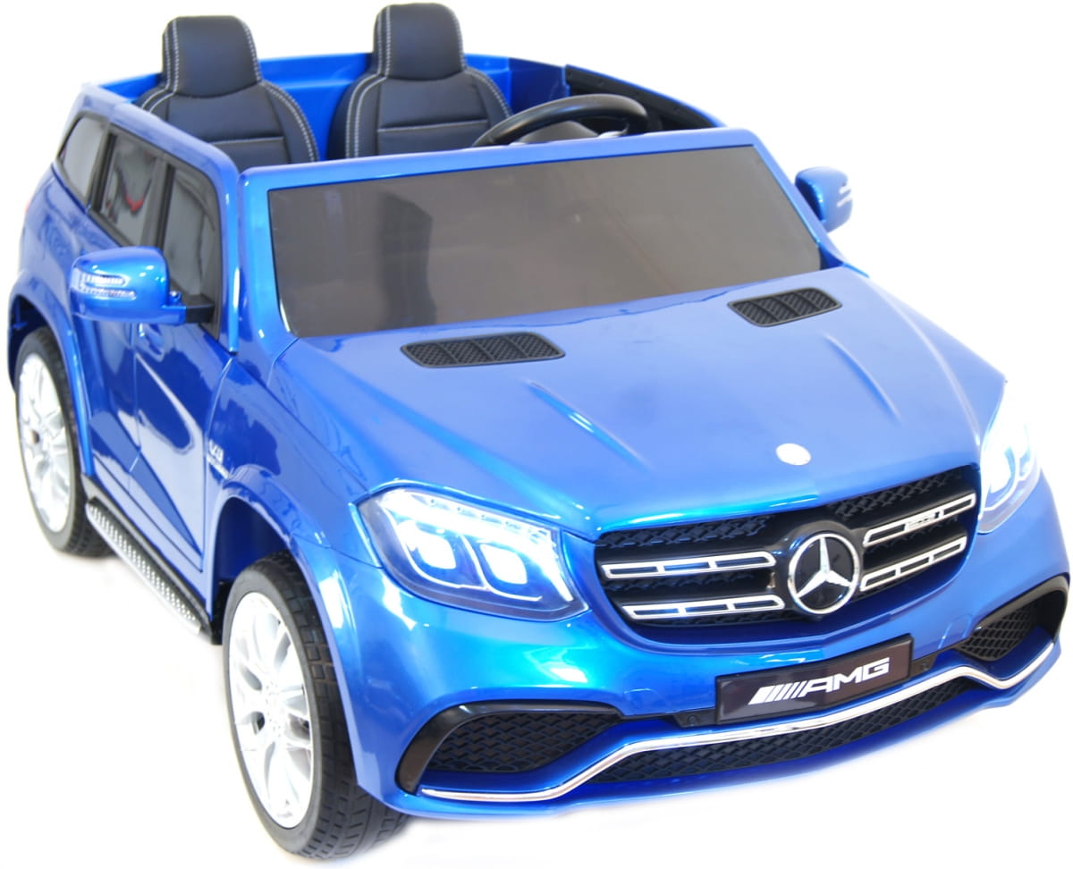 Двухместный полноприводный электромобиль River Toys Mercedes-Benz GLS63 4WD - синий глянец