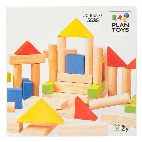 Конструктор PLAN TOYS Блоки (50 деталей)