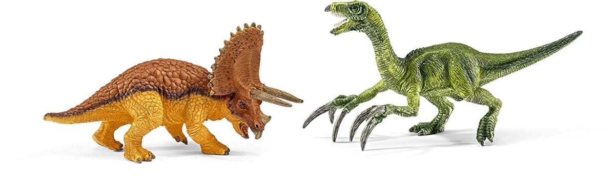 Набор SCHLEICH Трицератопс и Теризинозавр - мини