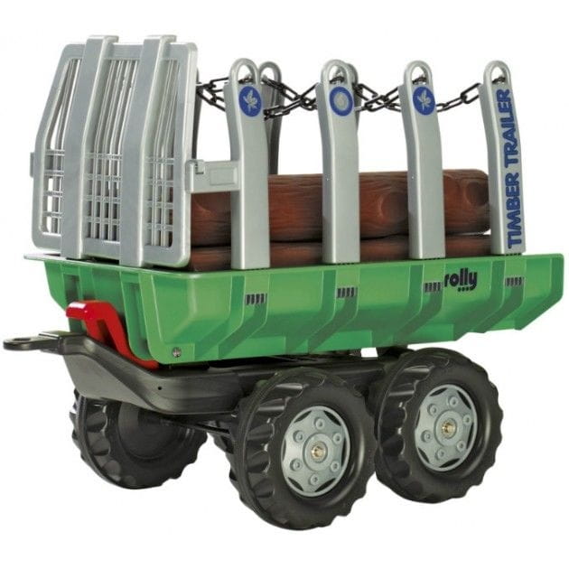 Прицеп-самосвал для педального трактора ROLLY TOYS - зеленый