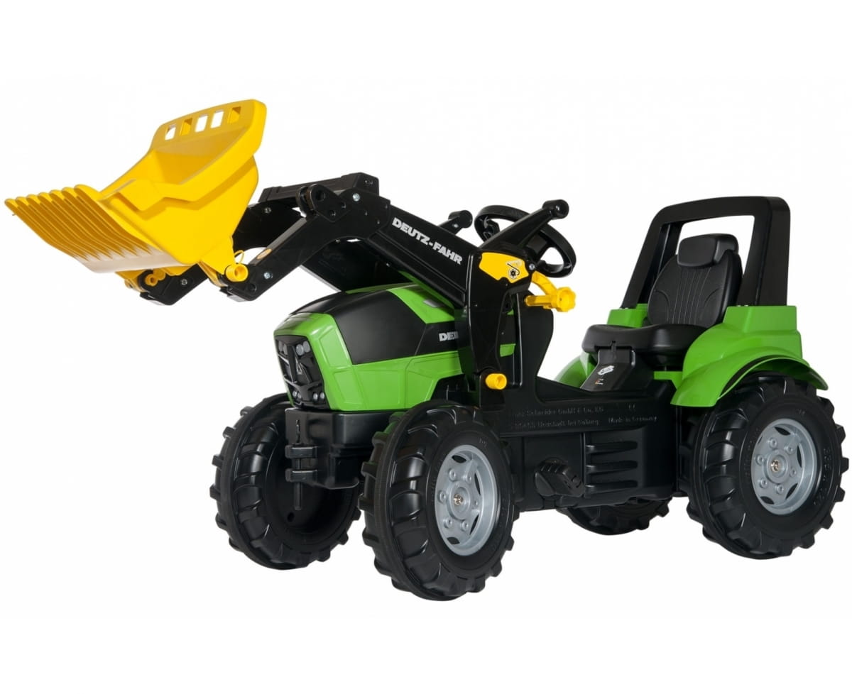 Педальный трактор ROLLY TOYS Farmtrac John Deere - зеленый