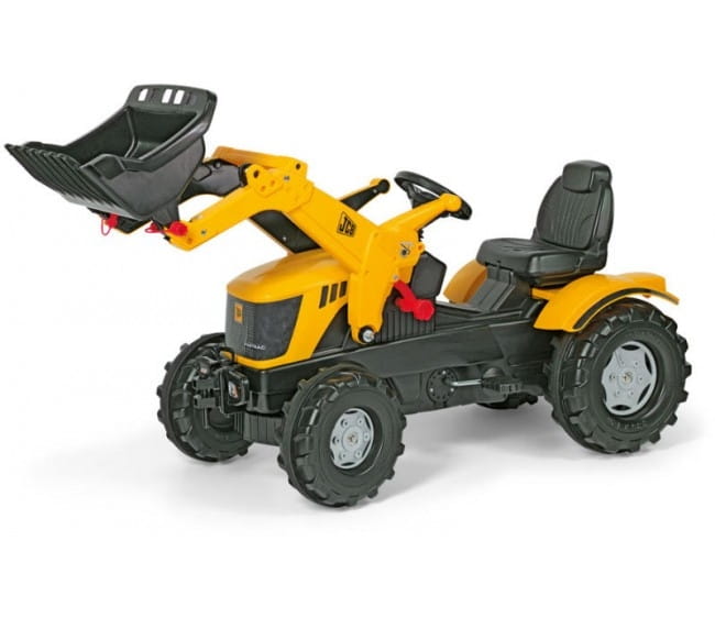 Педальный трактор ROLLY TOYS rollyFarmtrac JCB 8250 с ковшом