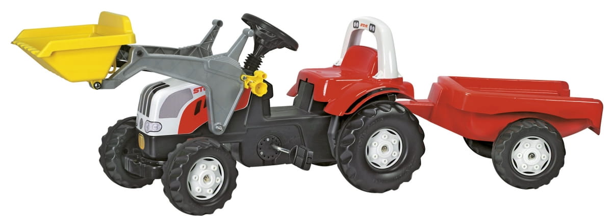 Педальный трактор ROLLY TOYS Kid Steyr CVT