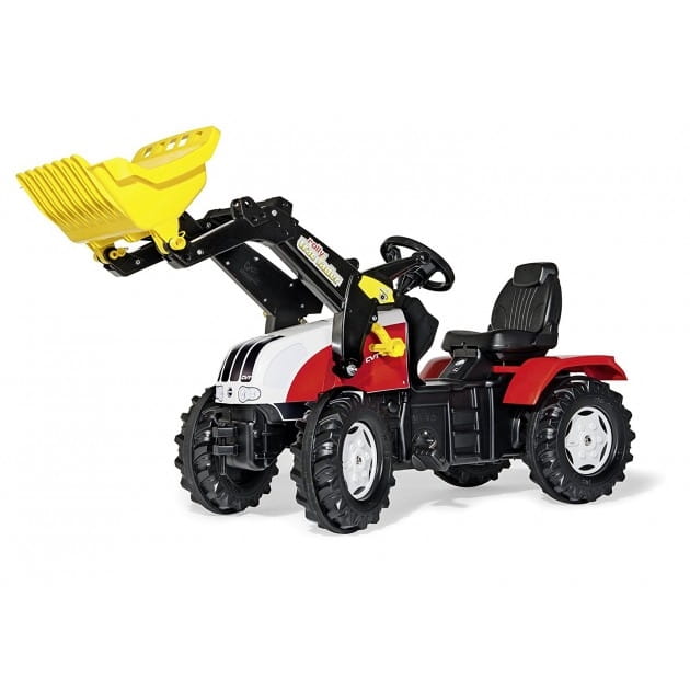 Педальный трактор ROLLY TOYS rollyFarmtrac Steyr CVT с ковшом