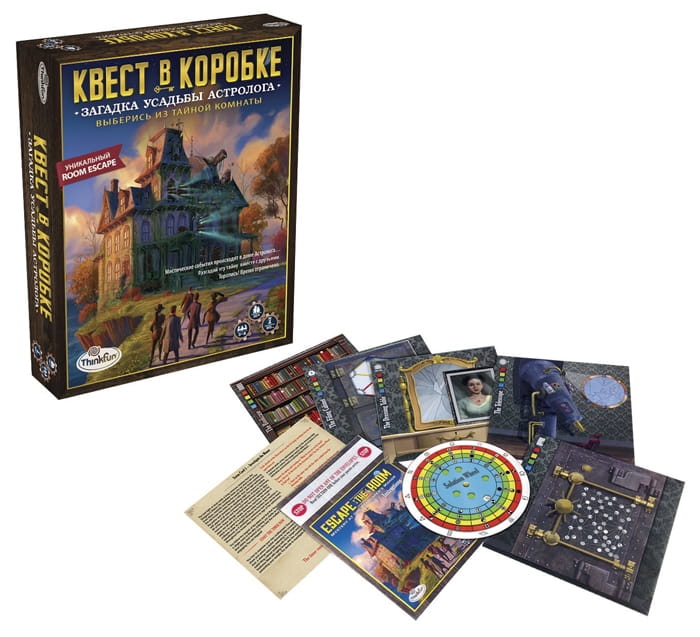 Фото Настольная игра ThinkFun Квест - Загадка усадьбы астролога
