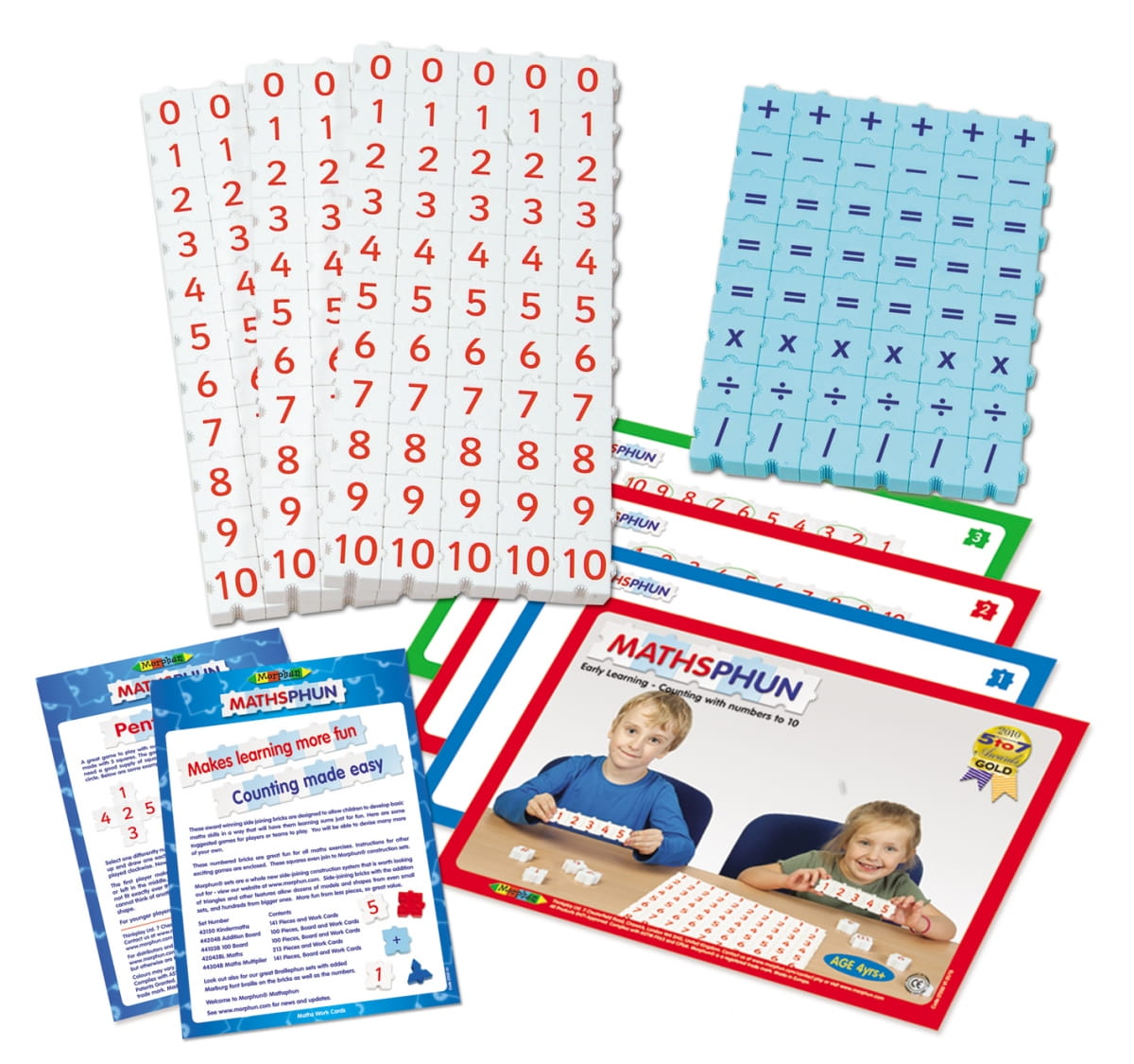 Фото Конструктор Morphun ПРОцифры - Math Set (213 деталей)