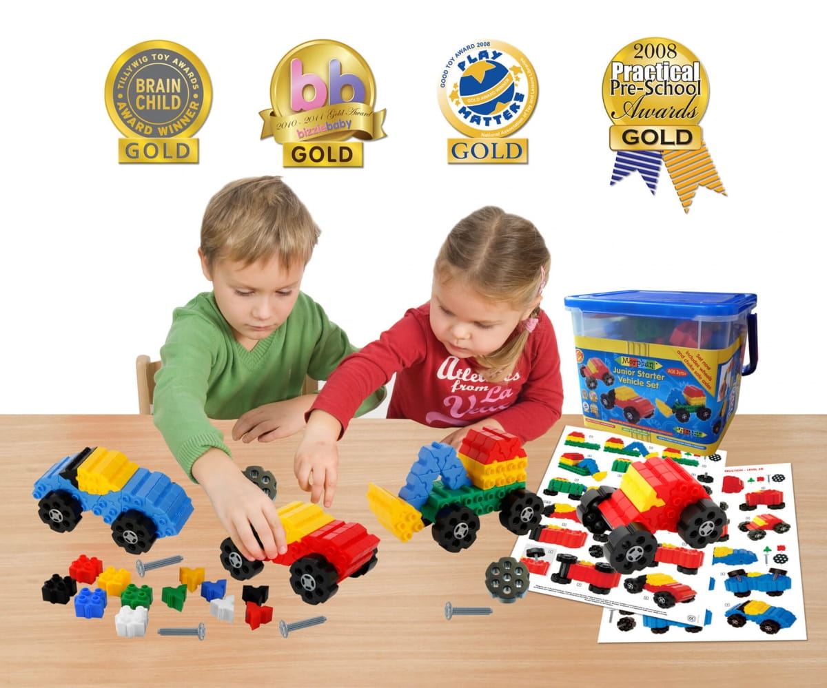 Конструктор MORPHUN Junior Starter Vehicles Set (200 деталей)