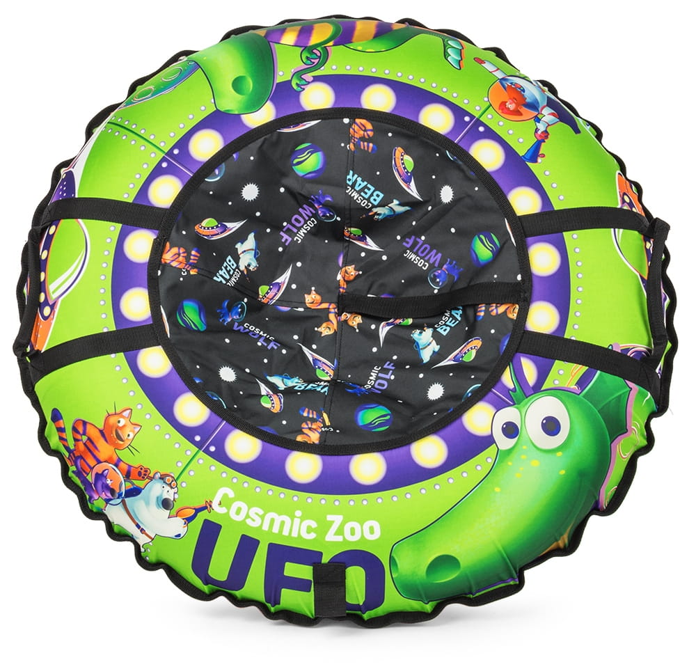 Тюбинг COSMIC ZOO UFO Зеленый динозаврик