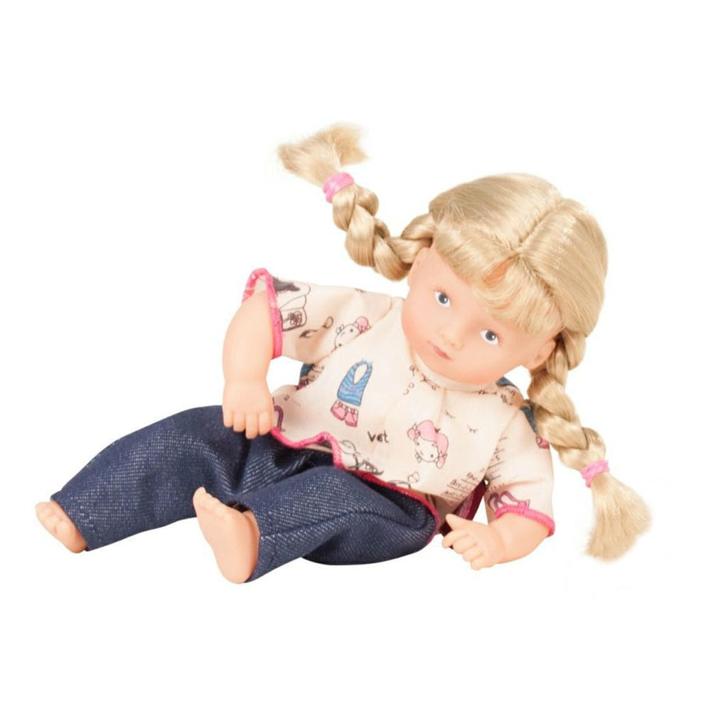 Кукла GOTZ Маффин - 22 см (в синих брючках и кофточке)