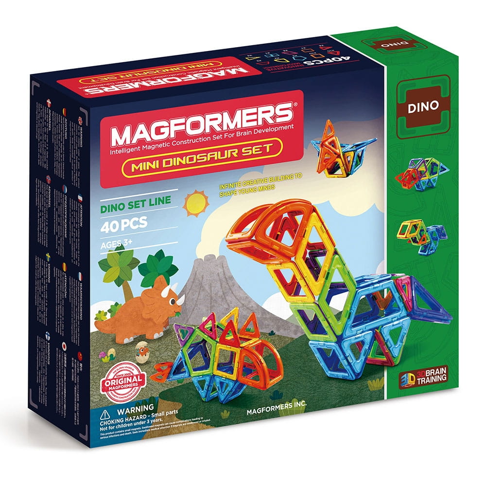    Magformers Mini Dinosaur set - 40 