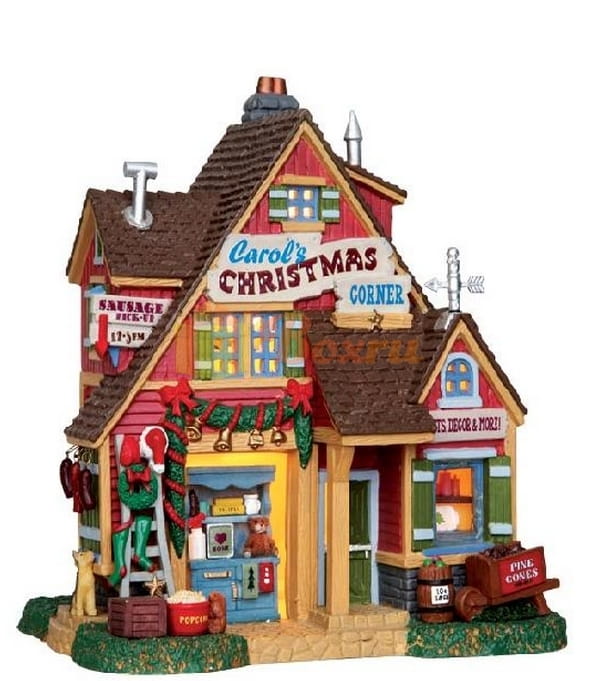 Новогодний домик со светом LEMAX Праздничный магазинчик Кэрол