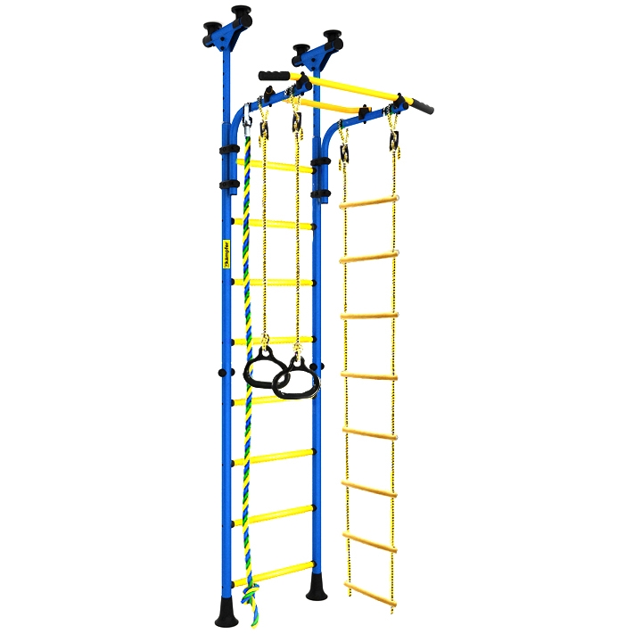 Фото Детский спортивный комплекс Kampfer Strong kid Ceiling - сине-желтый (стандарт)