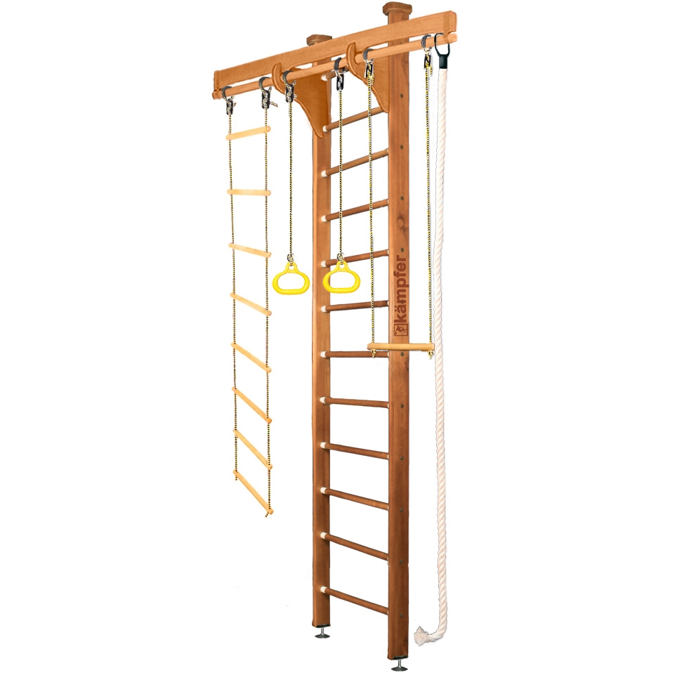 Фото Домашний спортивный комплекс Kampfer Wooden Ladder Ceiling - ореховый (3 м)
