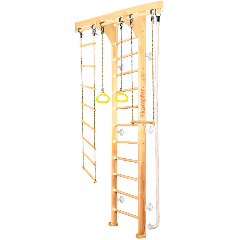 Фото Домашний спортивный комплекс Kampfer Wooden Ladder Wall - натуральный (3 м)
