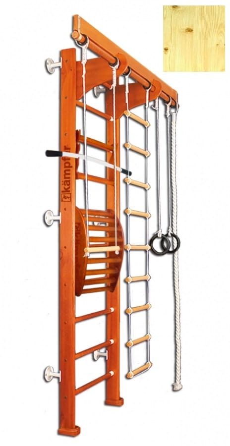 Домашний спортивный комплекс KAMPFER Wooden Ladder Maxi Wall - натуральный (3 м)