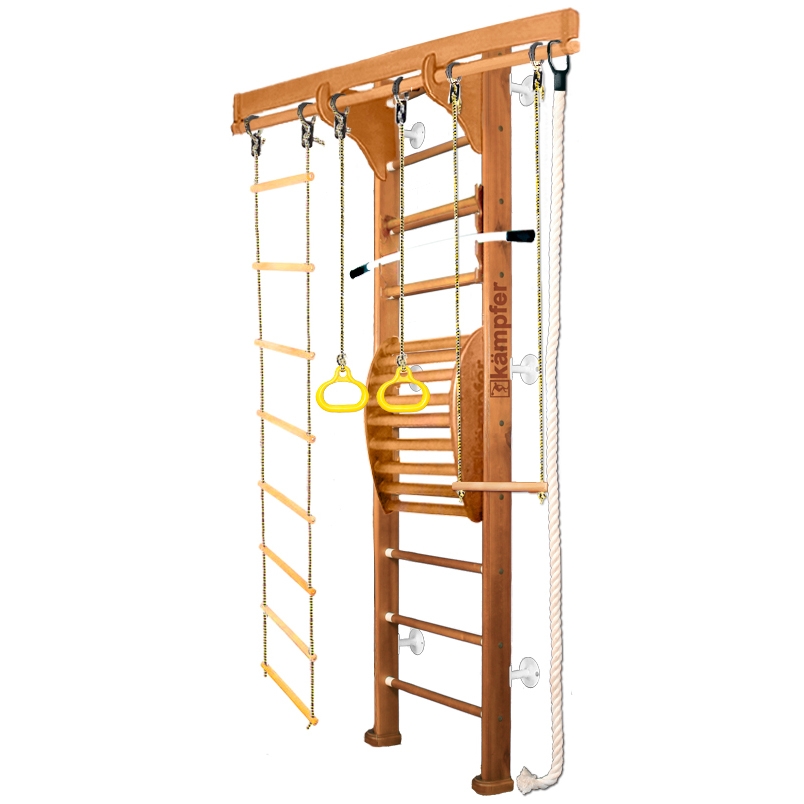 Фото Домашний спортивный комплекс Kampfer Wooden Ladder Maxi Wall - ореховый