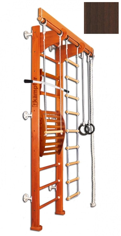 Домашний спортивный комплекс KAMPFER Wooden Ladder Maxi Wall - шоколадный (3 м)