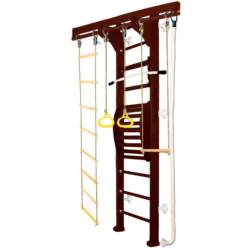 Фото Домашний спортивный комплекс Kampfer Wooden Ladder Maxi Wall - шоколадный