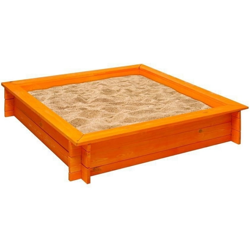 Деревянная песочница PAREMO Афина - оранжевая