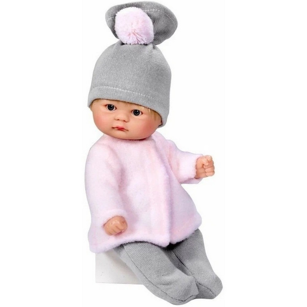 Фото Кукла-пупс Asi - 20 см (в розовой кофточке и шапочке с помпоном)