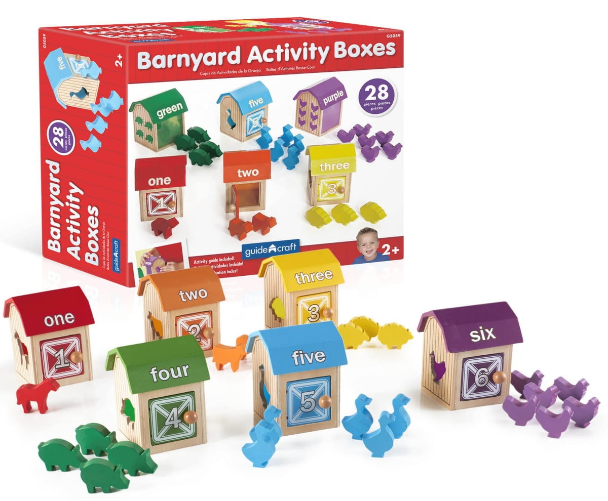   Guidecraft Barnyard Activity Boxes 