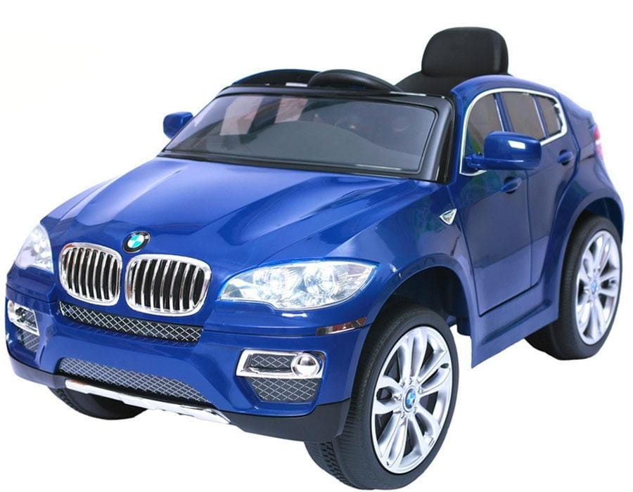 Электромобиль River Toys BMW X6 (лицензионная модель) с дистанционным управлением - глянец синий
