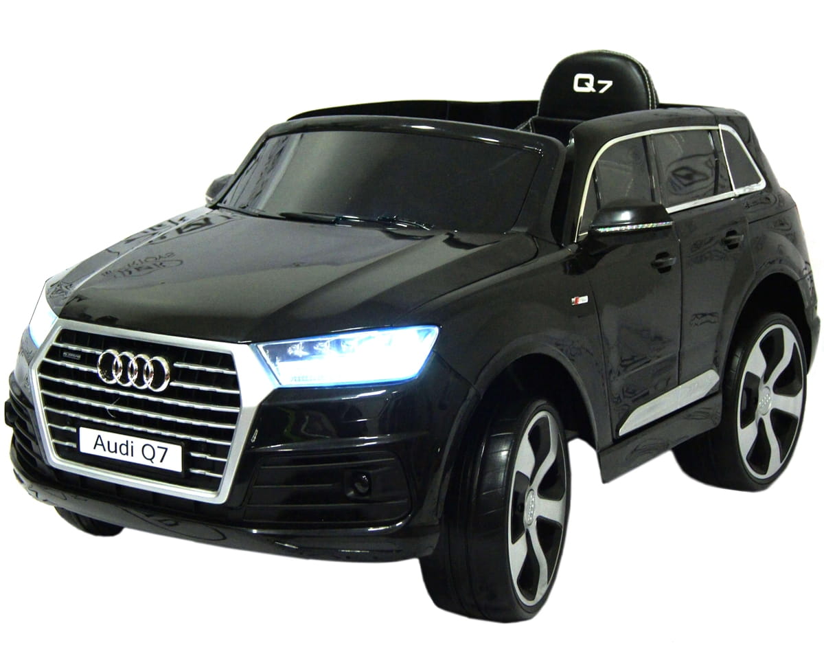Электромобиль River Toys Audi Q7 Quattro Lux с дистанционным управлением (лицензионная модель) - черный