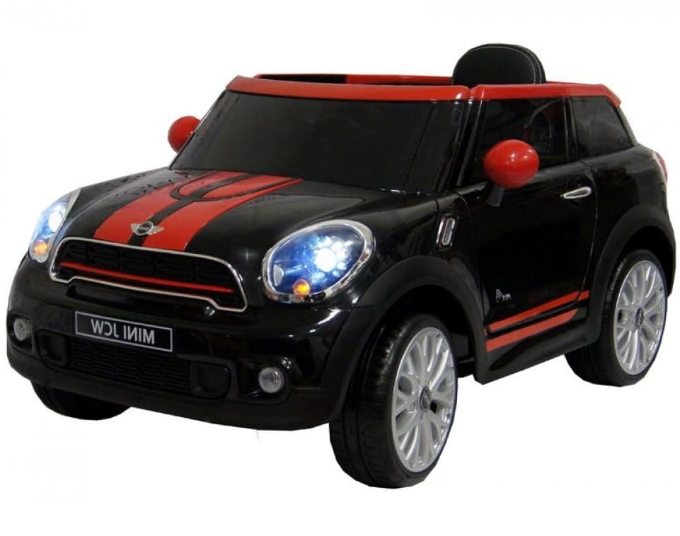 Электромобиль River Toys MiniCooper JJ2258 с дистанционным управлением (лицензионная модель) - черный