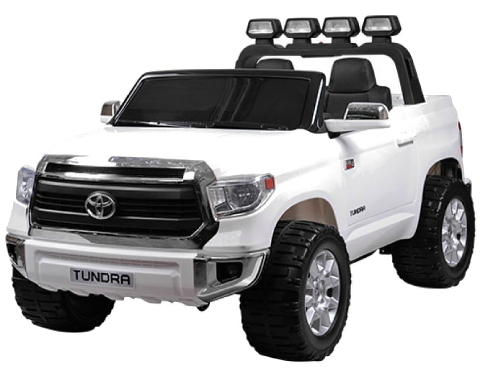 Двухместный электромобиль River Toys Toyota Tundra JJ2255 (лицензионная модель) - белый