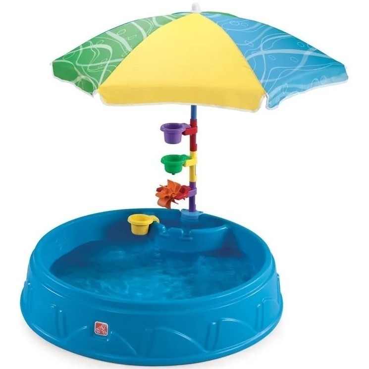 Фото Бассейн для малышей Step2 с зонтиком