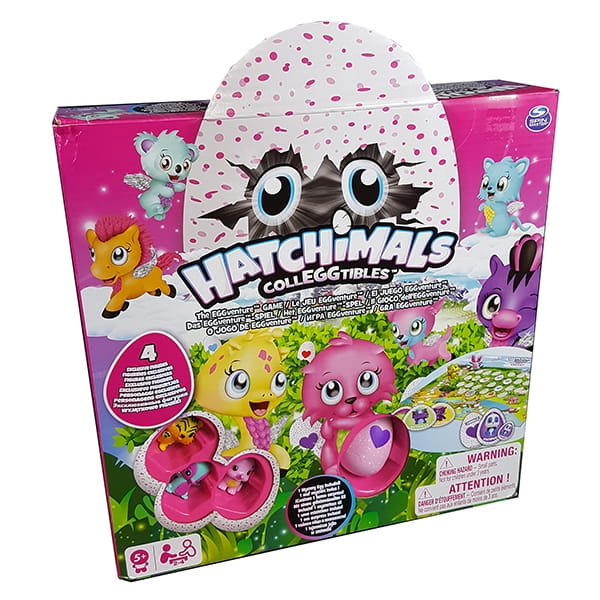 Настольная игра HATCHIMALS Memory и 4 коллекционные фигурки (Spin Master)