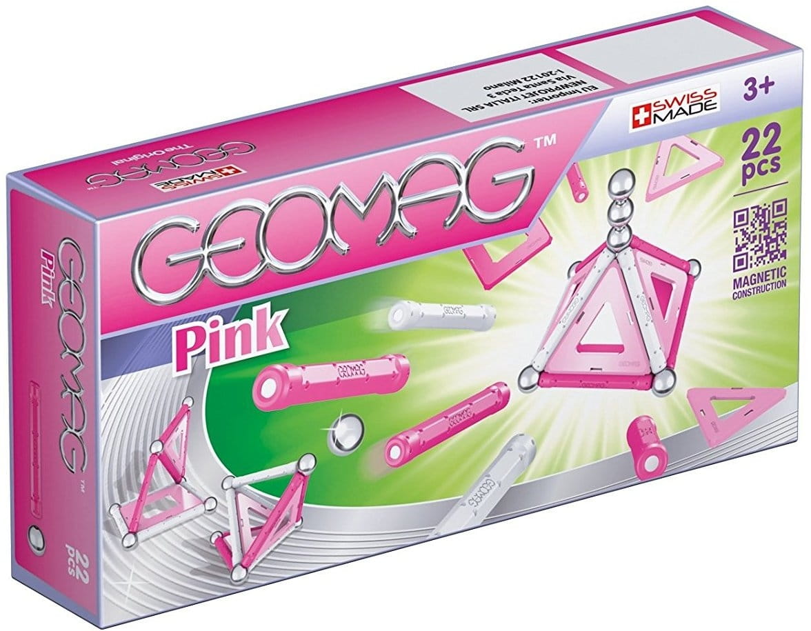 Фото Магнитный конструктор Geomag Pink - 22 детали