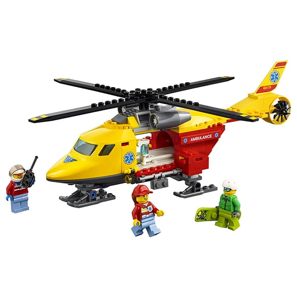 Конструктор LEGO City Лего Город Вертолет скорой помощи
