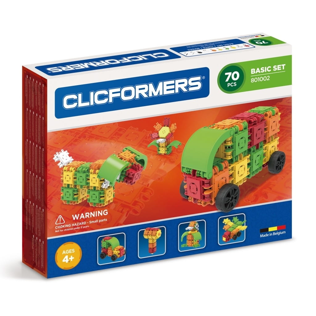 Конструктор CLICFORMERS Basic Set - 70 деталей