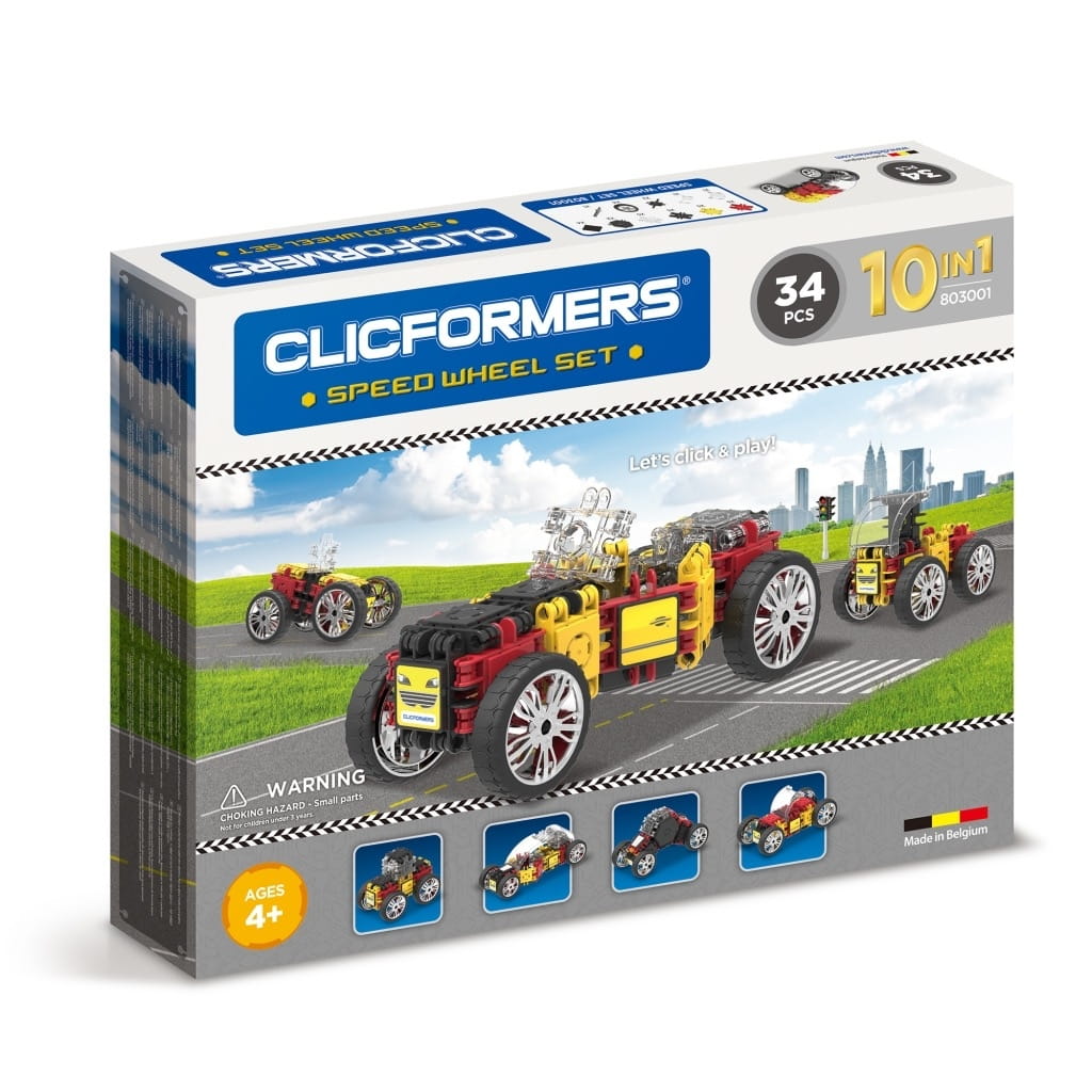 Конструктор CLICFORMERS Speed Wheel set - 34 детали