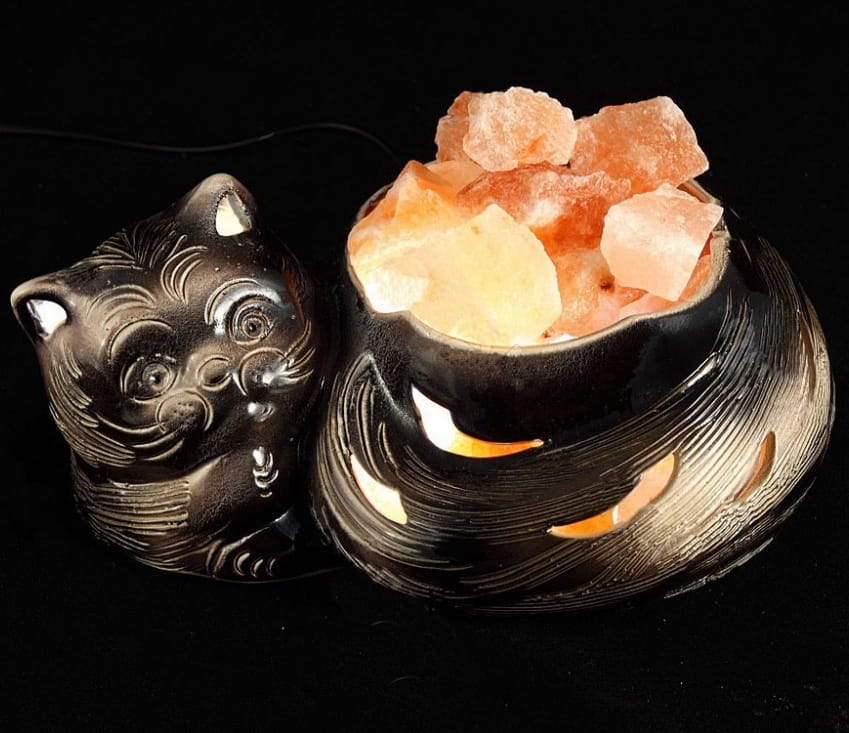 Солевая лампа SALT LAMP Кошка