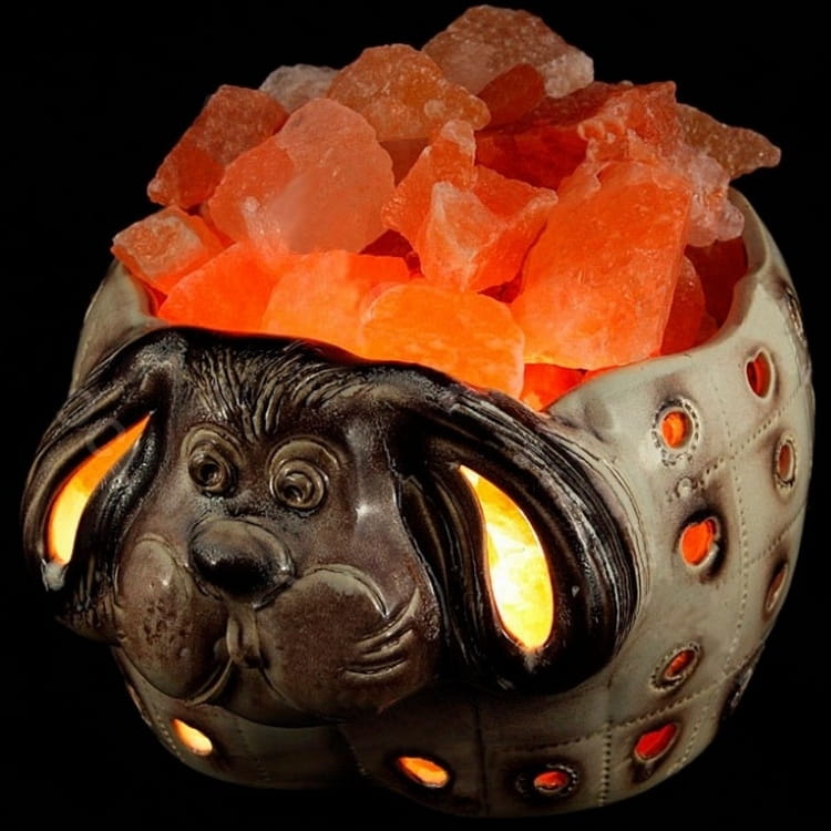 Солевая лампа SALT LAMP Собачка