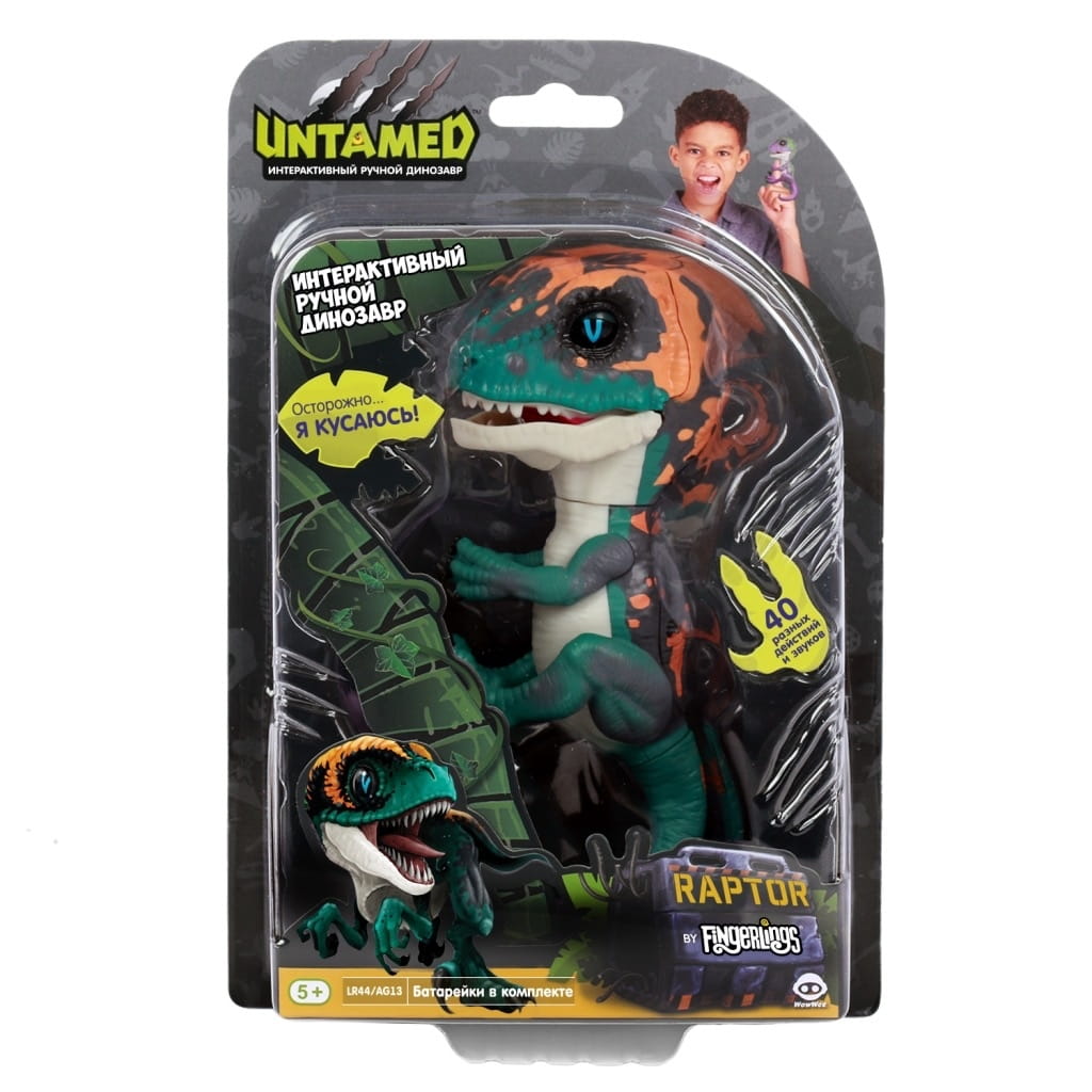 Интерактивный динозавр FINGERLINGS Untamed dino Фури