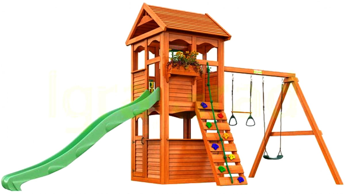 Фото Детская деревянная площадка IgraGrad Клубный домик