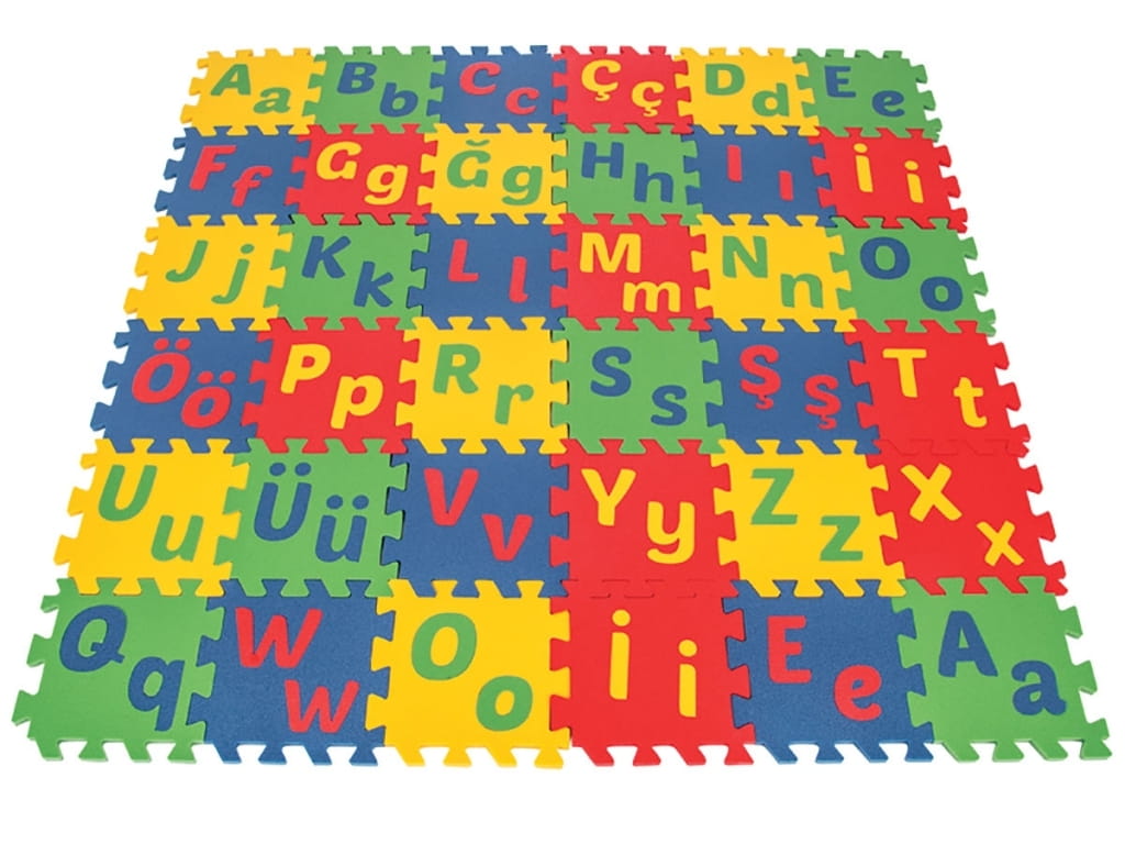 Игровой коврик PILSAN Poly alphabet mint tile