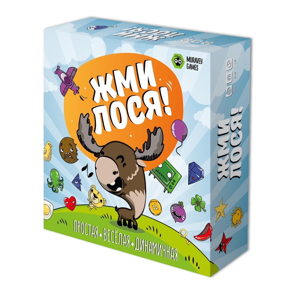 Настольная игра MURAVEY GAMES Жми лося!