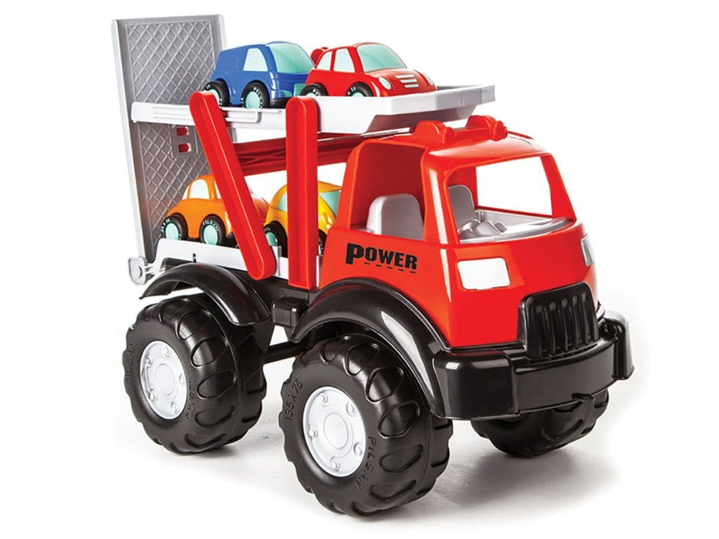 Грузовик-автовоз PILSAN Power Truck (3 машинки)