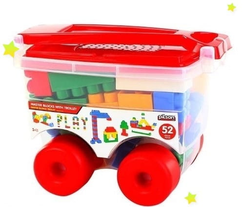   Pilsan Master Blocks With Trolley - 52 