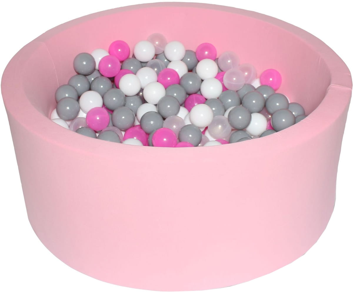 Сухой бассейн с шариками HOTENOK Розовые пузыри - 200 штук