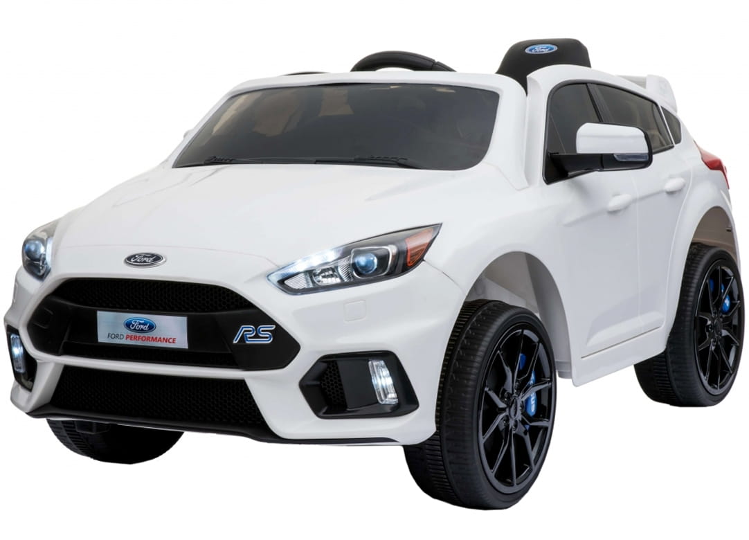 Электромобиль River Toys Ford Focus RS с дистанционным управлением (лицензионная модель) - белый