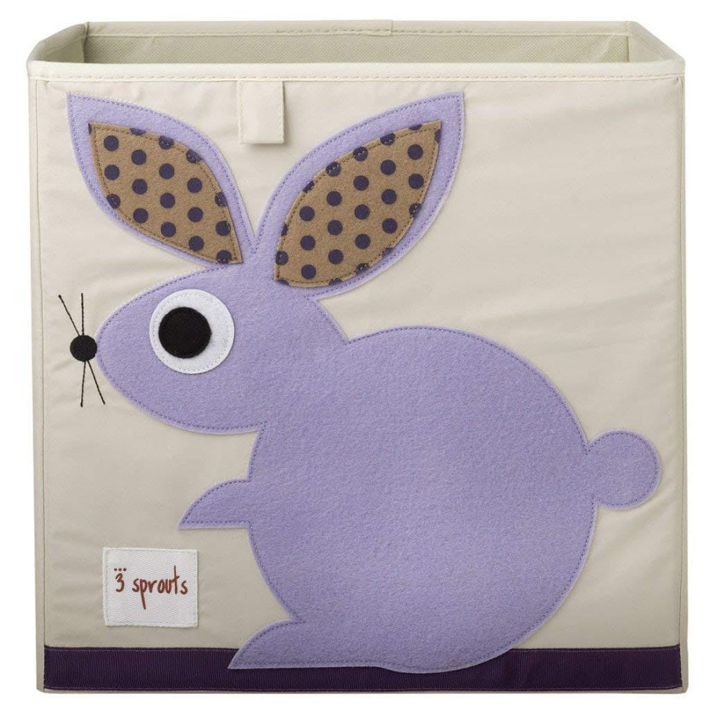 Коробка для игрушек 3 SPROUTS Фиолетовый кролик Purple Rabbit