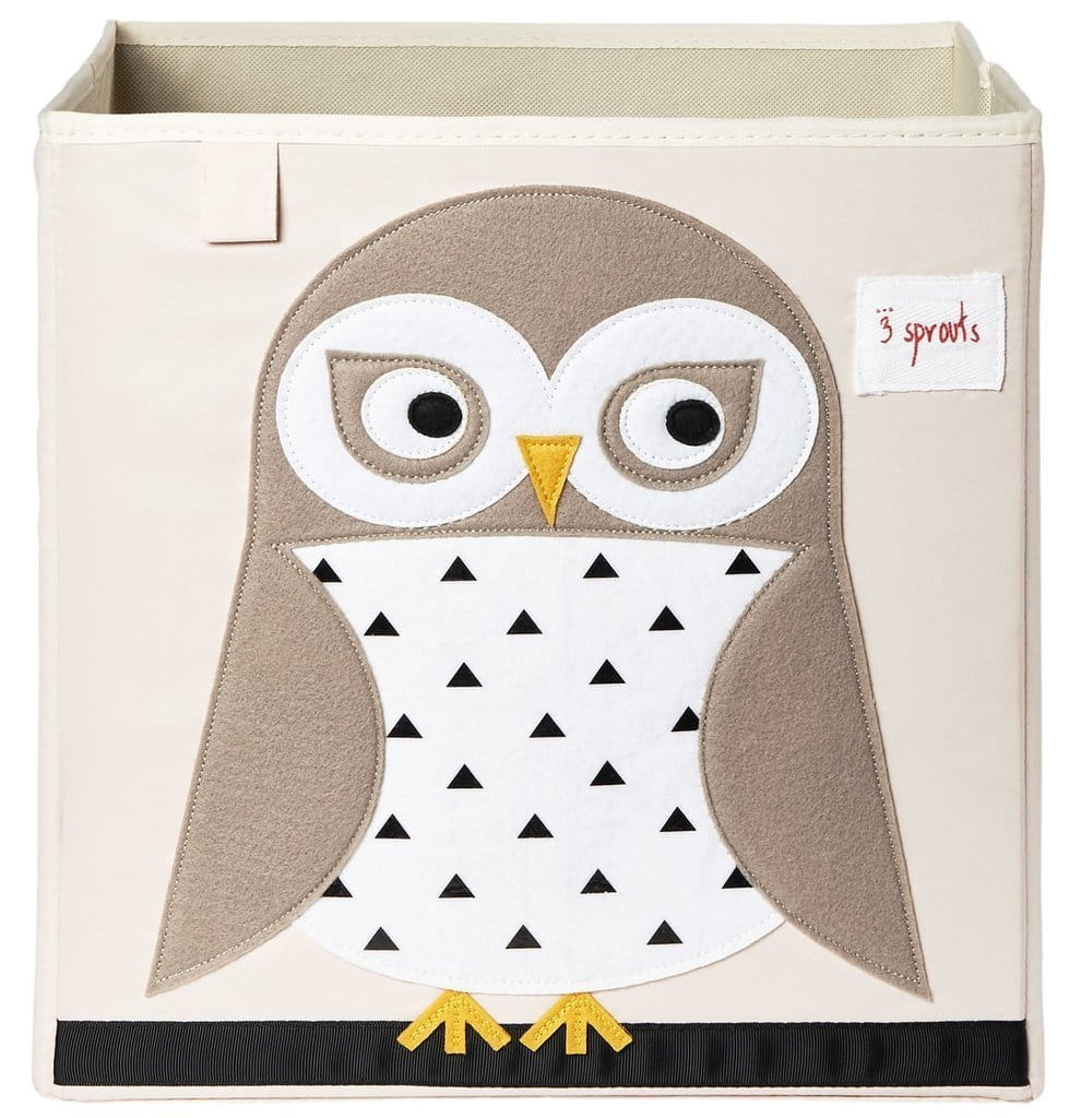 Коробка для игрушек 3 SPROUTS Белая сова White Owl
