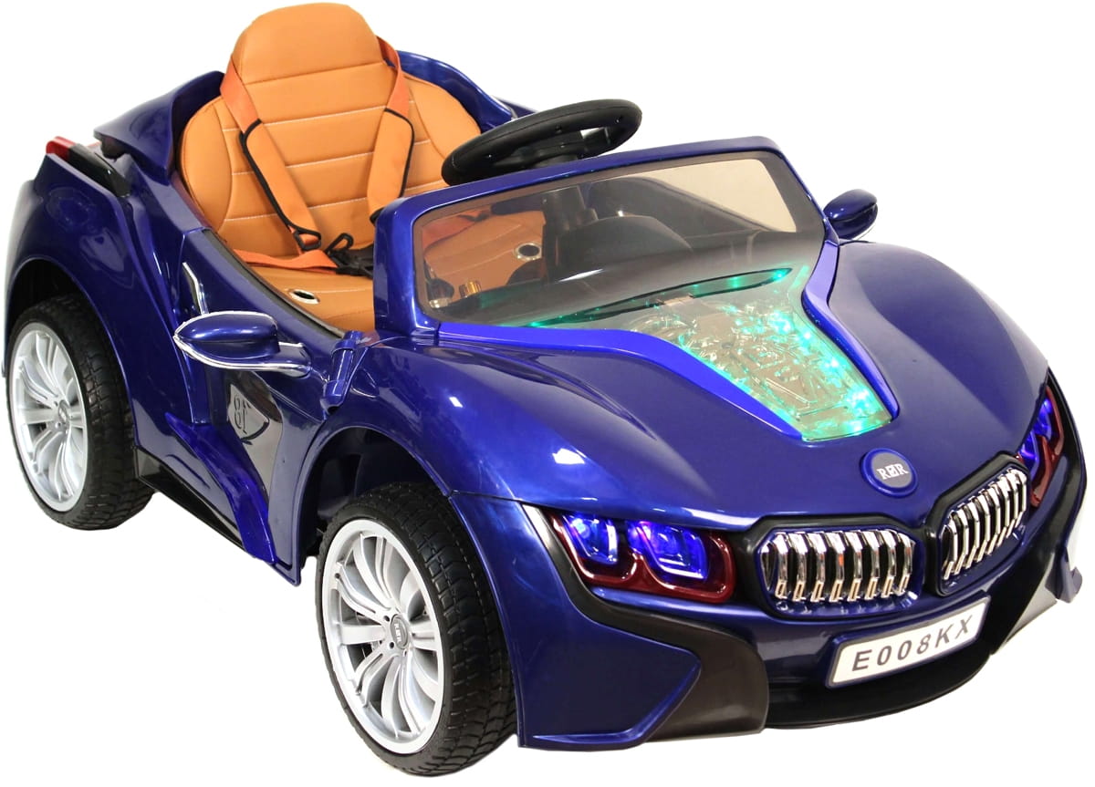 Электромобиль River Toys BMW I8 E008KX с дистанционным управлением - синий